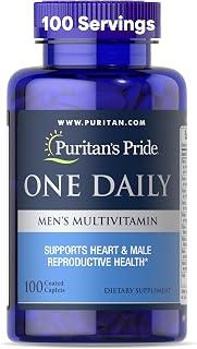عرض حصري على Puritans Pride One Daily Mens Multivitamin Caplets, 100 Count - عروض أمازون السعودية