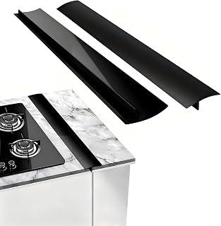 1pc 21 Inches Silicone Stove Gap Cover, Kitchen Counter Gap Filler, Heat Resistant Oven Gap Filler, Between Kitchen Appliances Washing Machine And Stovetop, Easy Clean