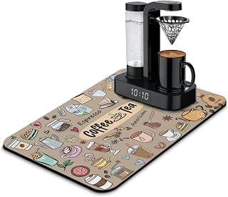 عرض حصري على Bolivia's Coffee Mat, Non-Slip Silicone Drying Mat for Kitchen Counter 40x60cm, Absorbent Dish Drying Pad, Coffee Bar Decor Accessory, Fits Coffee Makers and Pots - عروض أمازون السعودية