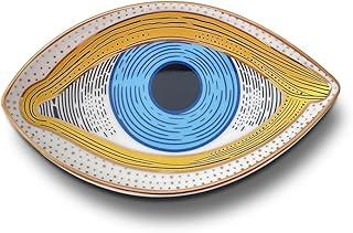 عرض حصري على Jewelry Trinket Tray, Azonee Exquisite Ceramic Jewelry Dish Trinket Tray, Egyptian Pharaoh Trinket Dish Evil Eye Decor, Modern Accent Tray for Vanity, Ring Holder, Perfume Organizer - عروض أمازون السعودية
