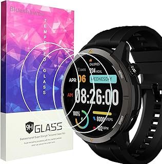 Exclusive Deal on Blueshaweu Screen Protector Compatible with AGM Legion GPS Smartwatch Men -1.43 Inches, 9H Hardness Tempered Glass Screen Protector [Pack of 3] Compatible with AGM Legion GPS Smartwatch (HD) - Amazon KSA Deals