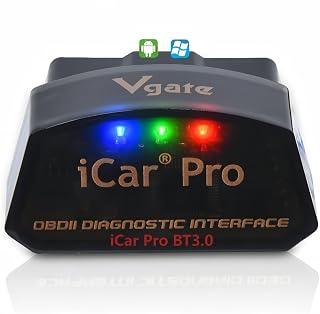 عرض حصري على Vgate iCar Pro Bluetooth 3.0 OBD2 Code Reader OBDII Scanner Scan Tool Car Fault Check Engine Light for Torque Android Compatible with ELM327 Adapter - عروض أمازون السعودية