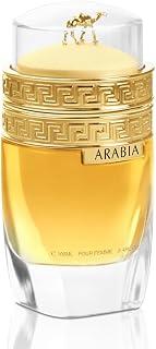 Arabia Eau de Parfum for Women, 100ml - Floral Fruity Fragrance with Rose, Raspberry, Vanilla, Sandalwood, Oakmoss, Amber & Musk Notes, Elegant Long-lasting Perfume for Daily Wear