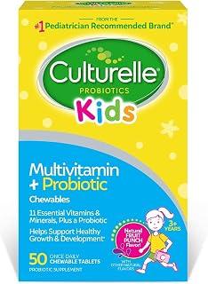عرض حصري على Culturelle Kids Complete Multivitamin and Probiotic, Fruit Punch, 50 Chewable Tablets - عروض أمازون السعودية