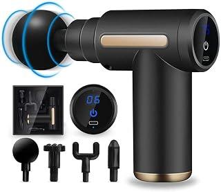 عرض حصري على Massage Gun, Deep Tissue Massager Electric Handheld Massagers with 4 Massage Heads and 6 Adjustable Speeds Hand Massager with LCD Display Touchscreen Rechargeable for Muscle Pain Relief Recovery - عروض أمازون السعودية