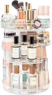 Generic SHOWAY Rotating Makeup Organizer | 360 Spinning Storage Display Case | Clear Acrylic Vanity &amp; Bathroom Organizer for Skincare, Perfume, Cosmetic, Beauty, Make up and Essential Oil Products