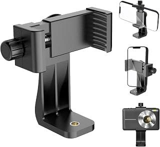 Tripod Phone Mount Holder, Smartphone Tripod Cell Phone Holder Mount Adapter Clip, Digtal Camera Bracket Selfie Lens Monopod Adjustable Ring Light for Camcorder,Compatible for Most Cellphones