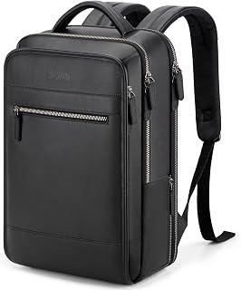 عرض حصري على Tzowla Leather Laptop Backpack for Men and Women,Genuine Leather Vintage Backpacks with USB/Type-C Charging Port Fits 15.6inch Notebook,Business Work Travel Slim Daypack - عروض أمازون السعودية
