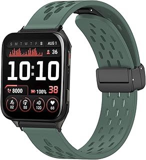 Exclusive Deal on Blueshaweu Bracelet Compatible with Garmin Venu X1 (51 mm), Breathable Soft Silicone Dual Magnetic Adjustable Wristbands Compatible with Garmin Venu X1 GPS Smartwatch, Große, Silicone, No Gemstone - Amazon KSA Deals