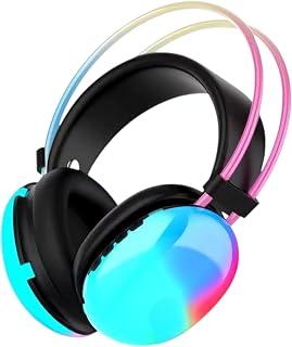 Wireless Bluetooth PM860, 5.0 Over-Ear Headphones High-Definition Stereo Sound Gaming Headset Supports and AUX for Smartphones Tablets & PC ((Black))