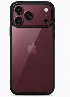 ARROWS Clear Shockproof Case for iPhone 18 Pro, Hybrid Hard PC Back Cover with Soft Silicone Black Frame, Raised Camera Edge Protection, Scratch Resistant, Slim Protective Phone Case - Amazon Egypt Deals