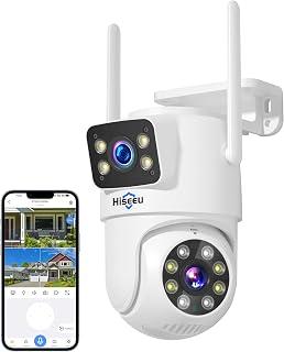 Exclusive Deal on Hiseeu 5G/2.4G WiFi Dual Lens Wireless PTZ Security Camera, 2-Way Audio - Amazon KSA Deals