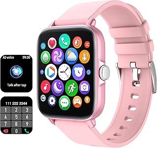 Exclusive Deal on Smart Watch(Call Receive/Dial), Fitness Watch 28 Sport Modes, 1.7'' Smart Watches for Women Men with AI Voice Control Call/Text/Heart Rate/Sleep Monitor, Phone Smartwatch for Android iOS Phones - Amazon KSA Deals