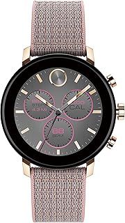Exclusive Deal on Movado Connect 2.0 Unisex Powered with Wear OS by Google™ Stainless Steel and Pink Sand Fabric Smartwatch, Color: Pink (Model: 3660025) - Amazon KSA Deals