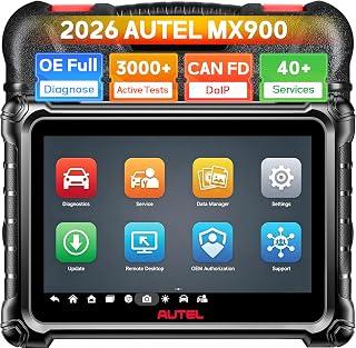 عرض حصري على Autel MaxiCheck MX900 OBD2 Scanner, Same as MaxiCOM MK900 MK900BT, Upgrade of MK808 MX808, All System Diagnostic Scan Tool for Cars, 40+ Services, 3000+ Active Tests, CAN FD/DoIP, FCA - عروض أمازون السعودية