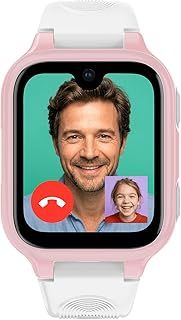 Exclusive Deal on ICE-WATCH Kids 4G 2.0 Pink White - Smartwatch with Geolocation 4G Pink for Girls with Silicone Strap - 025270 (40 mm) - Location via SIM Card Included and Subscription - Amazon KSA Deals