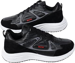 Exclusive Deal on Men's Stylish White &amp; Grey &amp; BLACK Athletic Sneakers | Lightweight Running Shoes with Cushioned Sole | Sporty Everyday Trainers KS4 - Amazon Egypt Deals