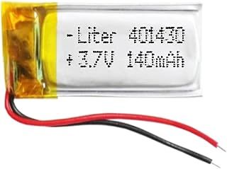 Exclusive Deal on Battery 401430 LiPo 3.7 V 140 mAh 0.518 Wh 1S 5C Liter energy battery for Electronics Rechargeable Mobile Phone Smartwatch GPS Watch – Not Suitable for Radio Control 32 x 14 x 4 mm (140 mAh|401430) - Amazon KSA Deals