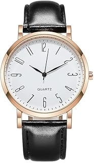Exclusive Deal on Casual Business Belts Men's Watch Quartz Watch Fashion Stainless Steel Waterproof Luxury Golden Quartz Watch - Amazon KSA Deals