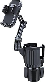 عرض حصري على Car Cup Holder Phone Mount 2-in-1 Drink Expansion Cell Phone Cup Holder for car with 360°Rotation Arm Adjustable Car Cup Phone Holder Stand Compatible with 4-7 Inch Smartphones and Most Baby Bottles. - عروض أمازون السعودية