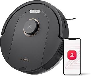 roborock Q5 Pro Robot Vacuum and Mop Combo, 5500Pa Powerful Suction, DuoRoller Brush, LiDAR Navigation, 3D Mapping, Robotic Cleaner for Dirt, Floors, Pet Hair, 240min Runtime, Smart No-Go Zone, Black