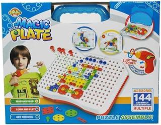Puzzle Magic Plate Bag DIY Education toy for kids