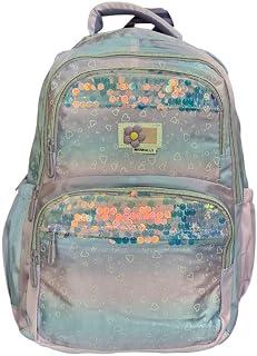 Momlly Durable School Backpack for Girls, 2025 Girls Design with Water Bottle Pockets, Lightweight and Stylish for All Stages (42 * 30 * 20cm) 5 Pockets
