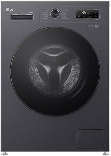 9 kg Washer/ 5 kg Dryer | Front Load washing Machine | 6 Motion DD | Steam |ThinQ™ (Wi-Fi) | Middle Black color