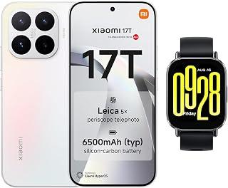 Exclusive Deal on Xiaomi 17T 5G Smartphone (12GB RAM, 512GB Storage), Leica Camera, 6500mAh Battery, 6.59" 120Hz AMOLED Display, 67W HyperCharge, Opal White + Free Redmi Watch 5 Active - Amazon Egypt Deals