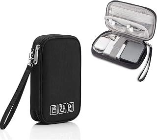 Exclusive Deal on MAKINGTEC Electronic Accessories Storage Bag Small Portable Travel Cable Storage Bag All-in-One Organizer Storage for Power Cords Chargers Hard Drives Headphones USB SD Cards and More (Black) - Amazon Egypt Deals