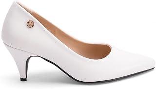 Shoes Mid Heels Leather Stylish GZ-9