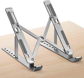 PHOCAR Adjustable Laptop Stand, Aluminum Computer Stand, Portable Laptop Holder Compatible with MacBook Air Pro iPad Air Pro Dell HP Acer Xiaomi Surface Lenovo