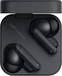 CMF by Nothing Buds Pro 2 Wireless Earbuds with Hi-Fi Sound, 50 dB Active Noise Cancellation, 6 HD Microphones, Space Audio Effect, 2025 - Dark Grey