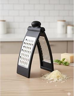 Downtown 4 Side Box Grater Stainless Steel Multi Purpose Cheese and Vegetable Slicer Shredder and Grater Kitchen Tool