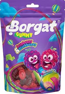 Borgat Raspberry and Blackberry Jelly Gummy Candy Pouch, 80g - Pack of 1