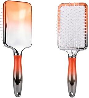 Square Large Plate Airbag Massage Comb Hair Brush for Other Beauty &amp; Personal Care Products | Anti-Static Wet Or Dry Detangling Brushes - Hair Smooth Healthier Detangles-METALIC DESIGN -multicolor - Amazon Egypt Deals