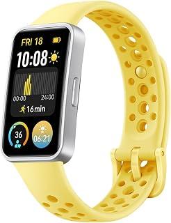 Exclusive Deal on HUAWEI Band 9 Smartwatch, Comfortable All-Day Wearing, Science-based Sleep Tracking, Fast Charging &amp; Durable Battery, Intelligent Brightness Adjustments, 100 Workout Modes, iOS&amp;Android, Yellow - Amazon KSA Deals