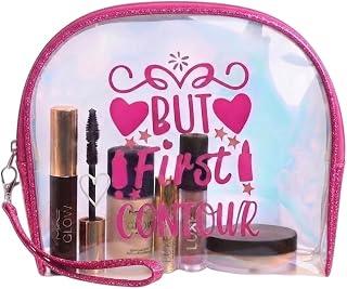 عرض حصري على Girls Women Makeup Bag Cheerleading Gifts Cheerleader Cheer Team Inspirational Gift Clear Cosmetic Bag Christmas Birthday Graduation Gift for Cheer Sister Friends PVC Toiletry Pouch-(NYUON PINK) - عروض أمازون مصر