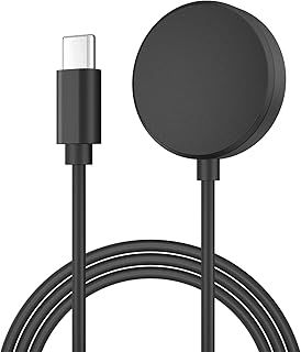عرض حصري على Charger for Samsung Galaxy Watch 7/Ultra/6/6 Classic/5/5 Pro/4/4 Classic/3/Active 2/Active 1 Galaxy Charger USB/USB C Magnetic Wireless Charging Cable Cord for Samsung Watch (100CM USB C) - عروض أمازون السعودية