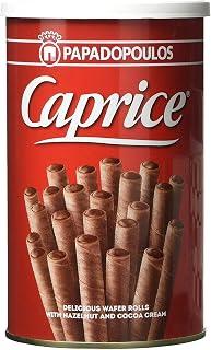 Caprice Classic Wafer Rolls filled with Hazelnut And Cocoa Cream, 115g X 2 - Pack of 1