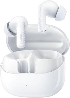 Baseus EP10 Pro Wireless In-Ear Headphones, Bluetooth 6.0 Earbuds with -50dB Active Noise Cancellation, Hi-Res Audio &amp; LDAC, 6-Mic AI Clear Calls, IP55 Waterproof, Up to 55H Playtime, White