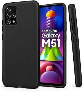 عرض حصري على Protective Phone Case for Samsung Galaxy M51, Matte Soft-Touch Cover, Slim Lightweight Design, Precise Cutouts, Black - عروض أمازون مصر