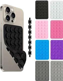 Exclusive Deal on Silicone Suction Cup Phone Case Mount Double Sided, Phone Accessories Hands-Free Strong Grip Holder for Selfies and Videos, Silicon Phone Holder for iPhone and Android (Black) - Amazon Egypt Deals