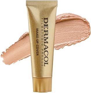 عرض حصري على Dermacol - Mini Full Coverage Foundation 13g, Liquid Makeup Matte Foundation with SPF 30, Waterproof Foundation for Oily Skin, Acne, &amp; Under Eye Bags, Long-Lasting Makeup Products Shade - 211 - عروض أمازون السعودية