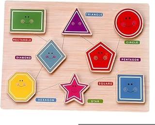 Educational Wooden Puzzle Toy for Kids (Geometric Shapes)