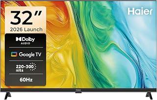Haier 32 Inch Smart TV 60Hz Refresh Rate HDR10/HLG Dolby Digital Decoding Game Mode Netflix/YouTube Arabic/English Egypt Version - H32K70G