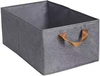 Clothes Storage Box, Positive Artifact Layer Basket, Divided Fabric, Foldable Large Capacity Storage Box - Various colors - Amazon Egypt Deals