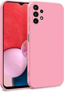 عرض حصري على Silicone Case With Modern, Streamlined Design, Inner Lining, Compatible with Samsung Galaxy A13 4G - Rose - عروض أمازون مصر