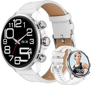 Exclusive Deal on Kieslect Smart Watch Kr 3 White 47mm, 1.5" AMOLED HD, GPS, Bluetooth Call &amp; Text, 178 Sports Modes, Fitness Tracker, 5ATM Waterproof Fit Men and Women - Amazon KSA Deals