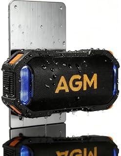 عرض حصري على AGM Magrock Magnetic Portable Bluetooth Speaker,IP67 Waterproof,1800 mAh - عروض أمازون السعودية